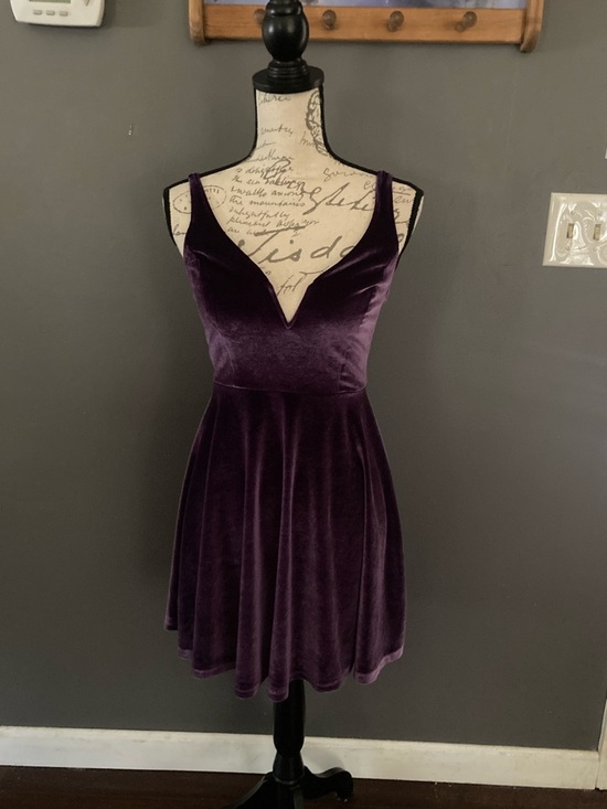 Urban Outfitters Dresses & Skirts - Urban Outfitters sexy purple velvet dress new with tags vneck